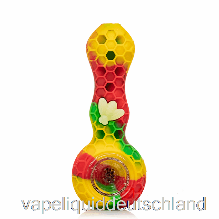 Stratus Bee Silikonlöffel Rasta (grün/rot/gelb) Vape Deutschland